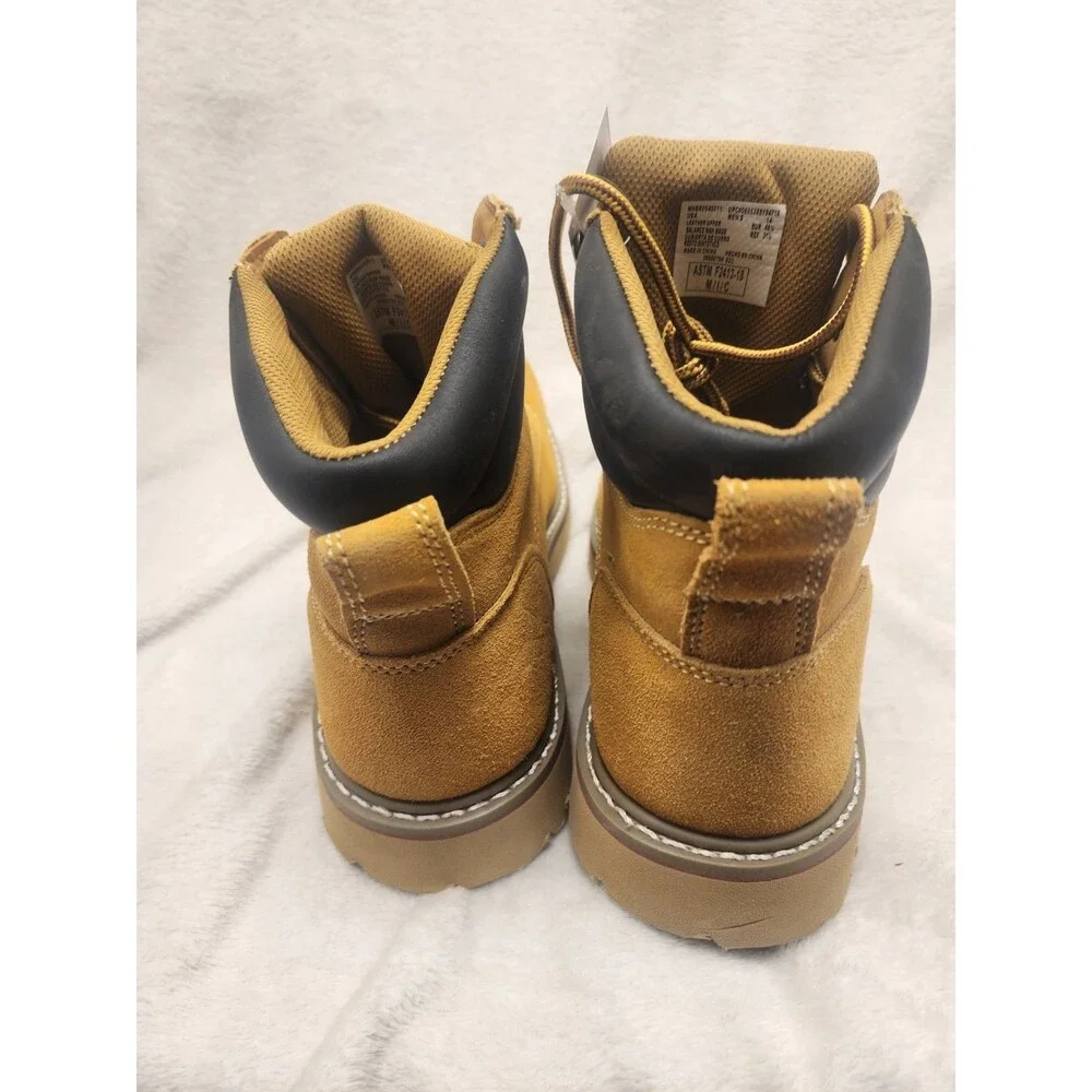 Brahma Leather Work Boots Steel Toe Wheat Bravo II Men Size 14 NWT